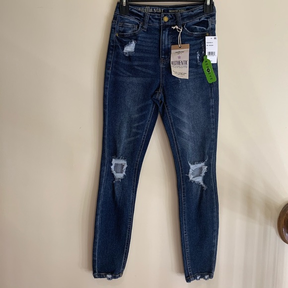 Vanilla Star High-Rise Distressed Skinny Jeans - Picture 5 of 7